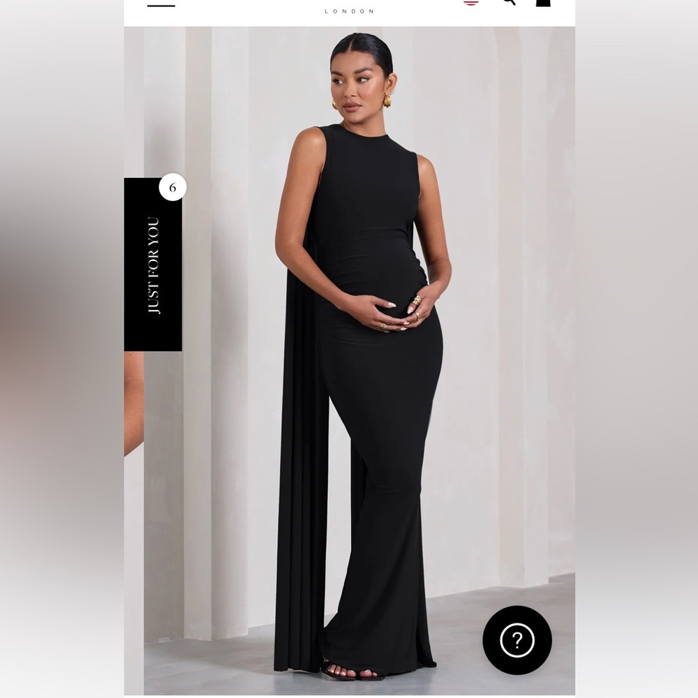 CLUB L ALLORA MATERNITY MAXI DRESS sz 4